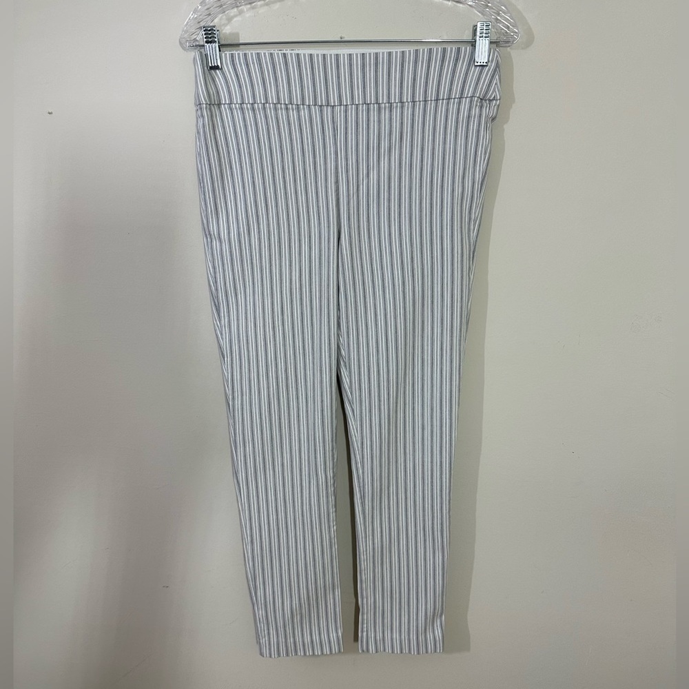 Ophelia Roe. Sz sm pant pull on stretchy  A lightweight stripe fabric.
